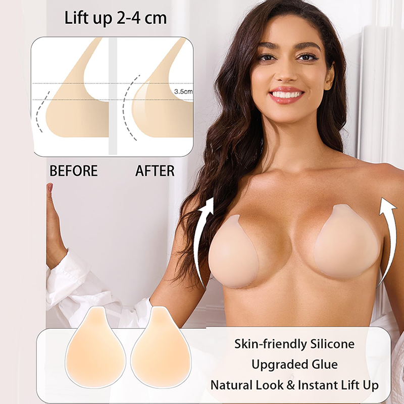 1/2 Pairs Women Sticky Bra Pus - Backless Bra Sticky recension och pris