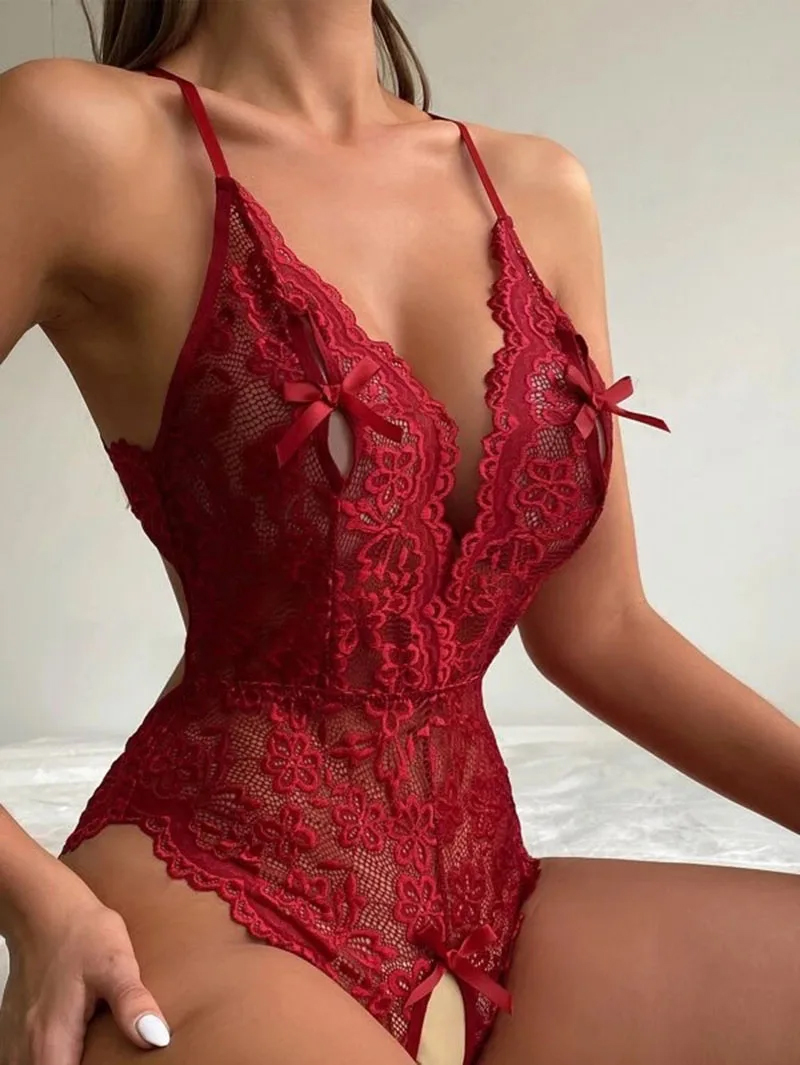 Lenceria Mujer Sexi One Pieces - Sheer Bra Lace recension och pris