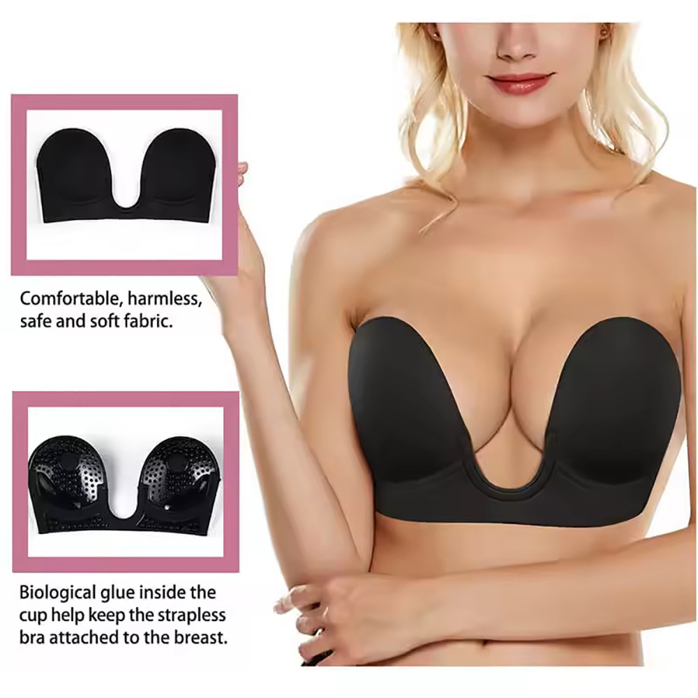 Sticky Bra Deep Plunge Straple - Backless Bra Sticky recension och pris