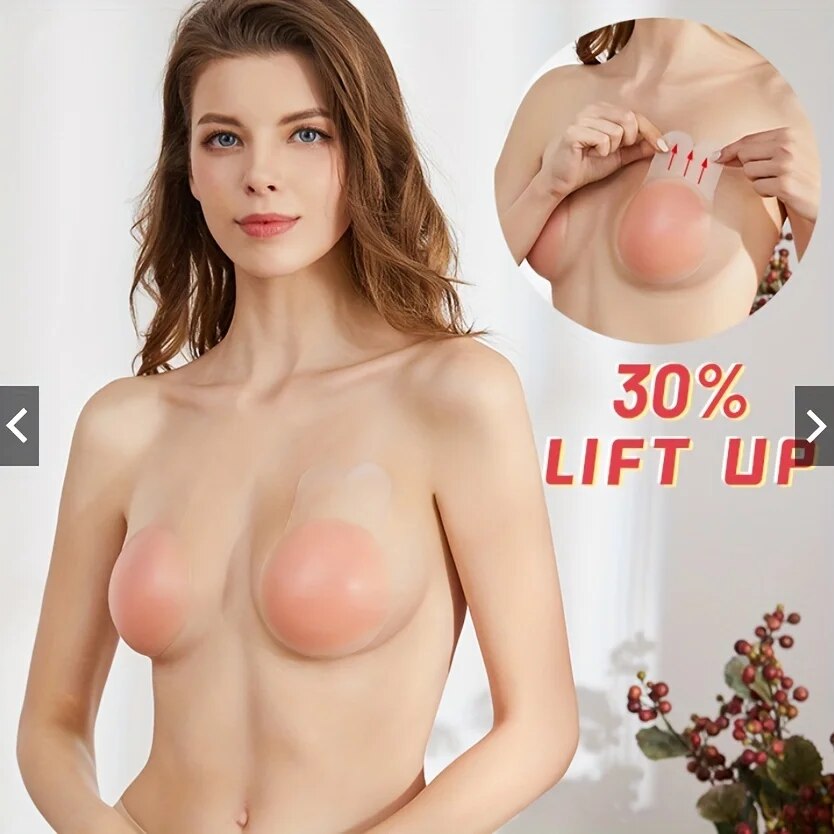 1Pairs Silicone Nipple Cover L - Push Up Bra Silicone recension och pris