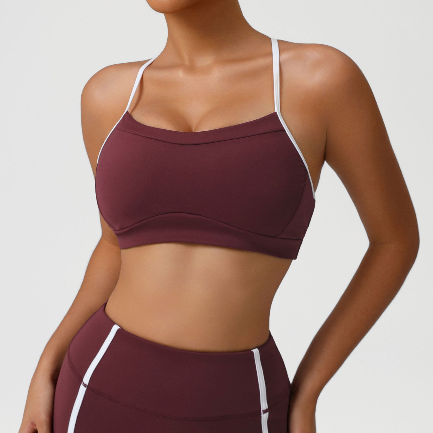 Stretchy Soft Sports Underwear - Sports Bra Racerback recension och pris