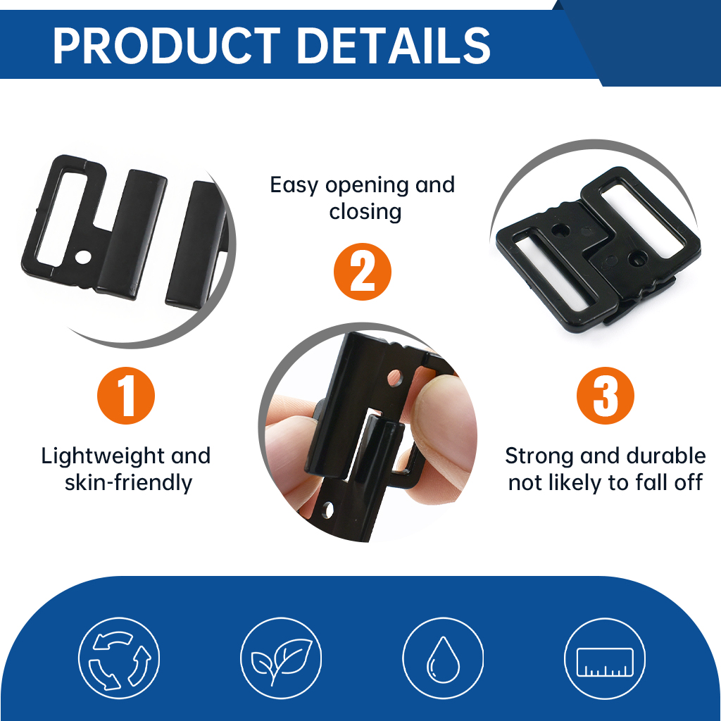 20/50/100Sets 10/15/20/25mm Pl - Nursing Bra Clip recension och pris