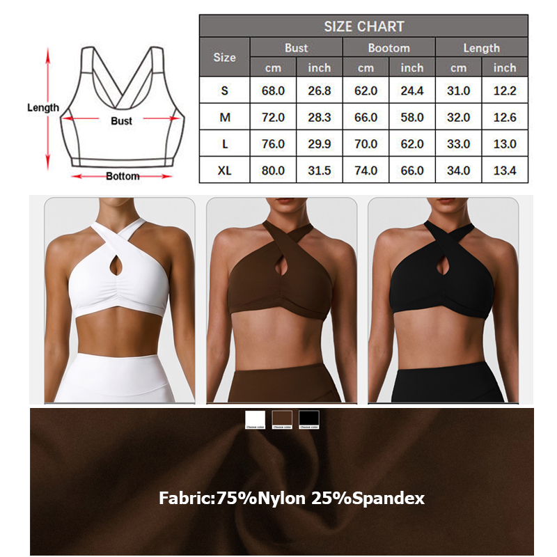 Women Soft Sports Underwear So - Sports Bra Racerback recension och pris