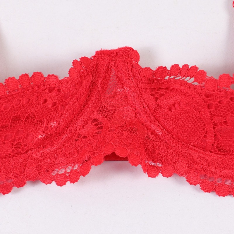 Sexy Women Lace Cutout Lingeri - Lace Bralette Set recension och pris