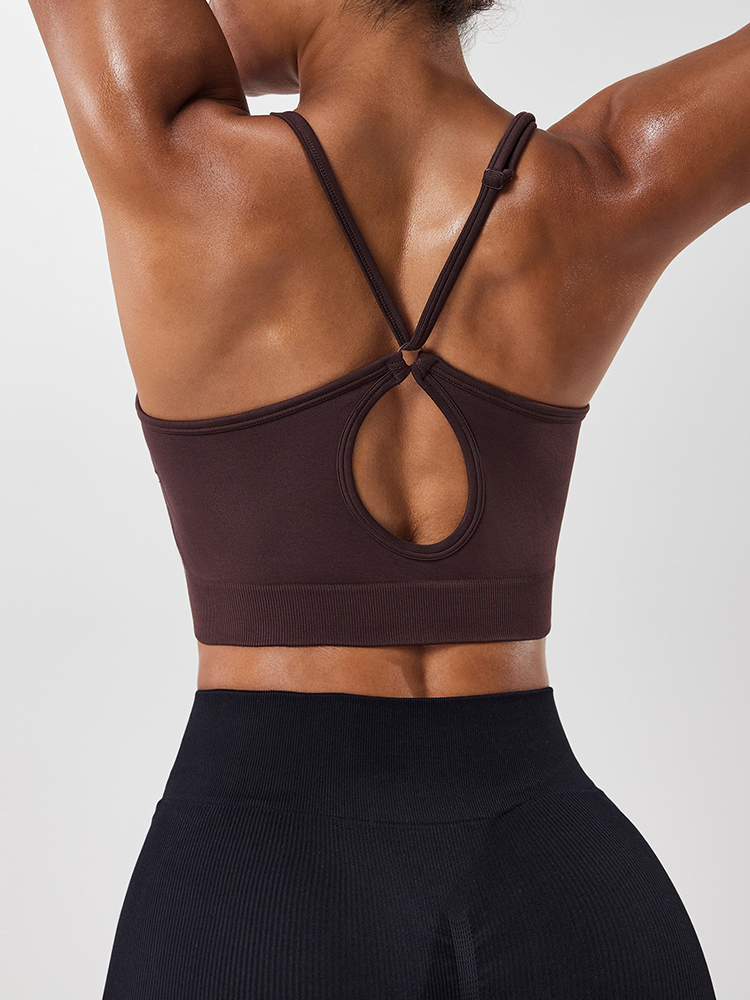 Women Hollow Back Adjustable S - Sports Bra Racerback recension och pris